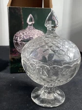 Blarney 24% Lead Crystal Covered Candy Dish 7”