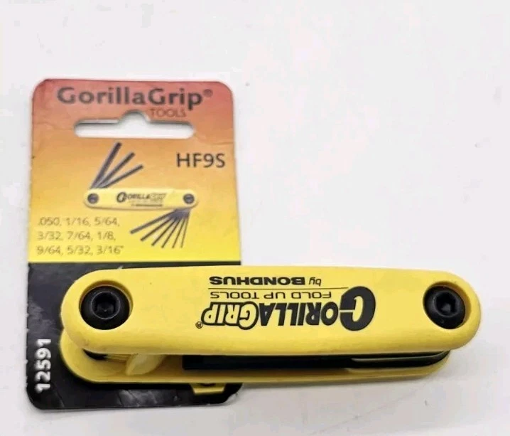 Gorilla Grip Hex Fold Up SAE Torx Wrench Sets - Image 2 of 4