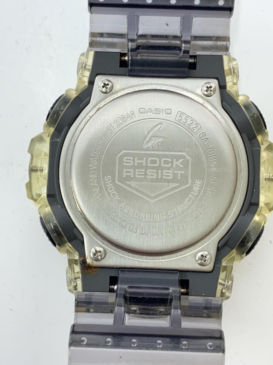CASIO G-SHOCK GA-700SK-1AJF Clear Resin Quartz Digital CASIO G-SHOCK GA-700SK-1AJF Clear Resin Quartz Digital