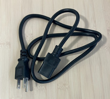 Image of Power Cord - US/USA/American 3 Pin Plug to C13 IEC Mains Lead Cable 1.8m, NEW