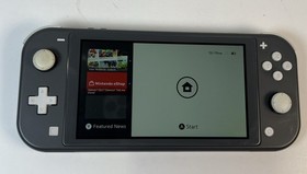 Nintendo Switch Lite 32GB Gray charger 2 Games - Tested