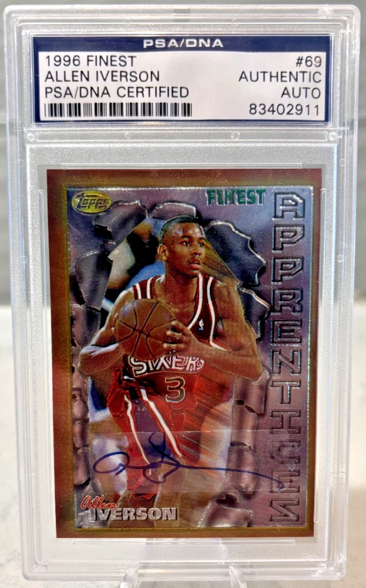 Topps Allen Iverson Basketball Rookie Sports Trading Cards