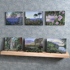 Marianne North Landscape Paintings Decorative Ceramic Tiles - Made to Order UK
