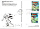 Dr Jim Stamps Fdc Supergirl Dc Super Heroes Pre Stamped Postcard Fleetwood