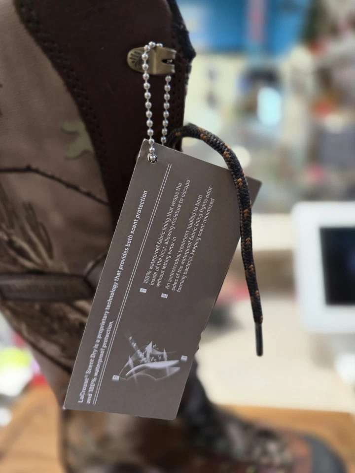 Realtree LaCrosse Snake Venom Boots 18”Lace Waterproof 425615 Mens Size 5.5  - Image 4 of 4