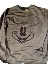 Disney Mickey Mouse Gray Sweatshirt Medium