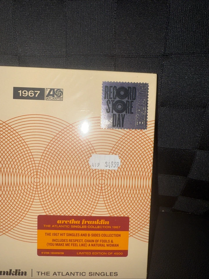 Aretha Franklin Limited Edition Singles Atlantic 1967 RSD Vinyl 5x 7" Only 4500 - Image 3 of 4