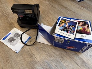 Polaroid OneStep Flash Instant Camera Boxed Retro Tech Made in UK