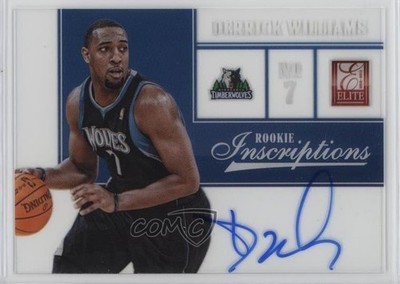 2012-13 Elite Rookie Inscriptions Derrick Williams #48 Auto 0q0