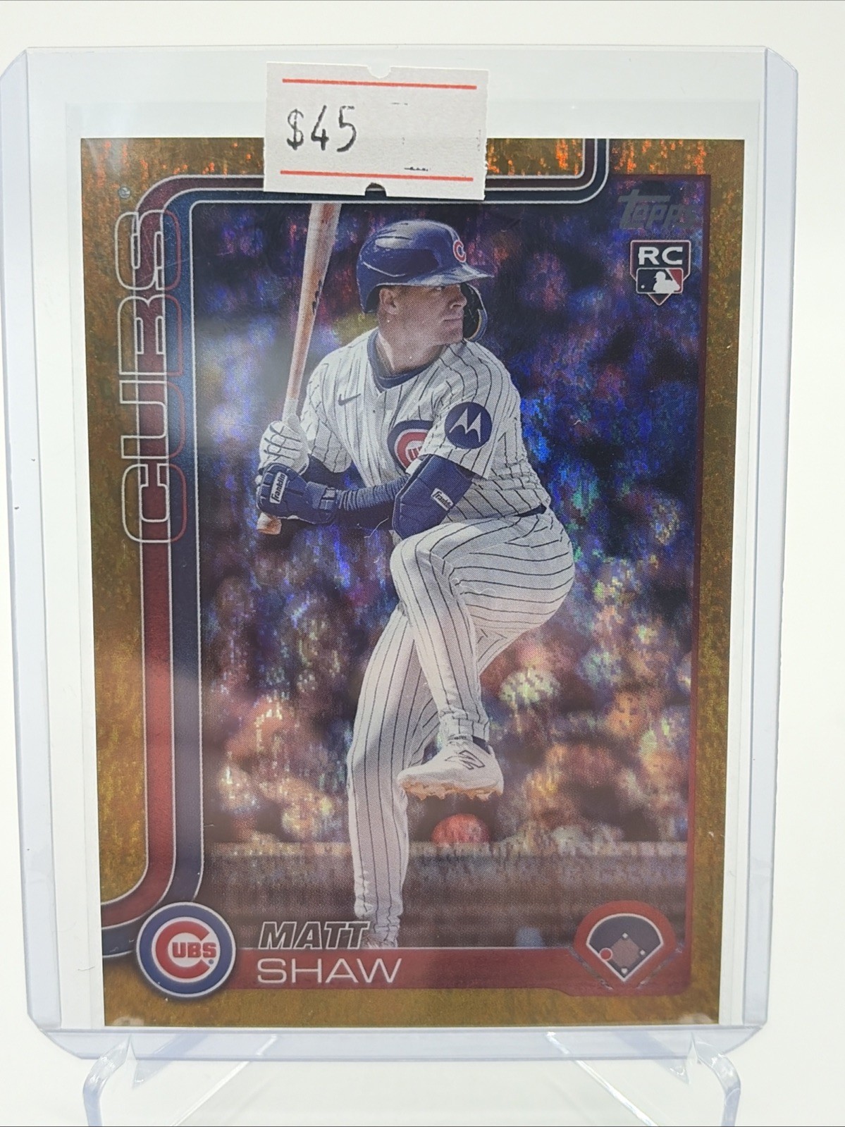 2025 Topps Update GOLD HOLO FOIL /50 Matt Shaw RC #US200 SP TRUE Rookie SSP