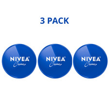 NIVEA Creme Body, Face and Hand Moisturizing Cream, 13.5 Oz Jar, 3 Pack