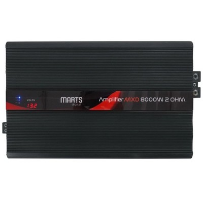 Marts Digital MXD 8000 2 Ohms Monoblock 8000W RMS Class-D Full Range Amplifier