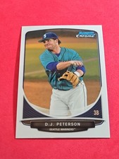2013 D. J. Peterson ROOKIE RC Bowman Chrome Draft #BDPP8