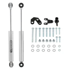 Front Dual Steering Stabilizer for Jeep Wrangler TJ/LJ 4WD 1997-2006