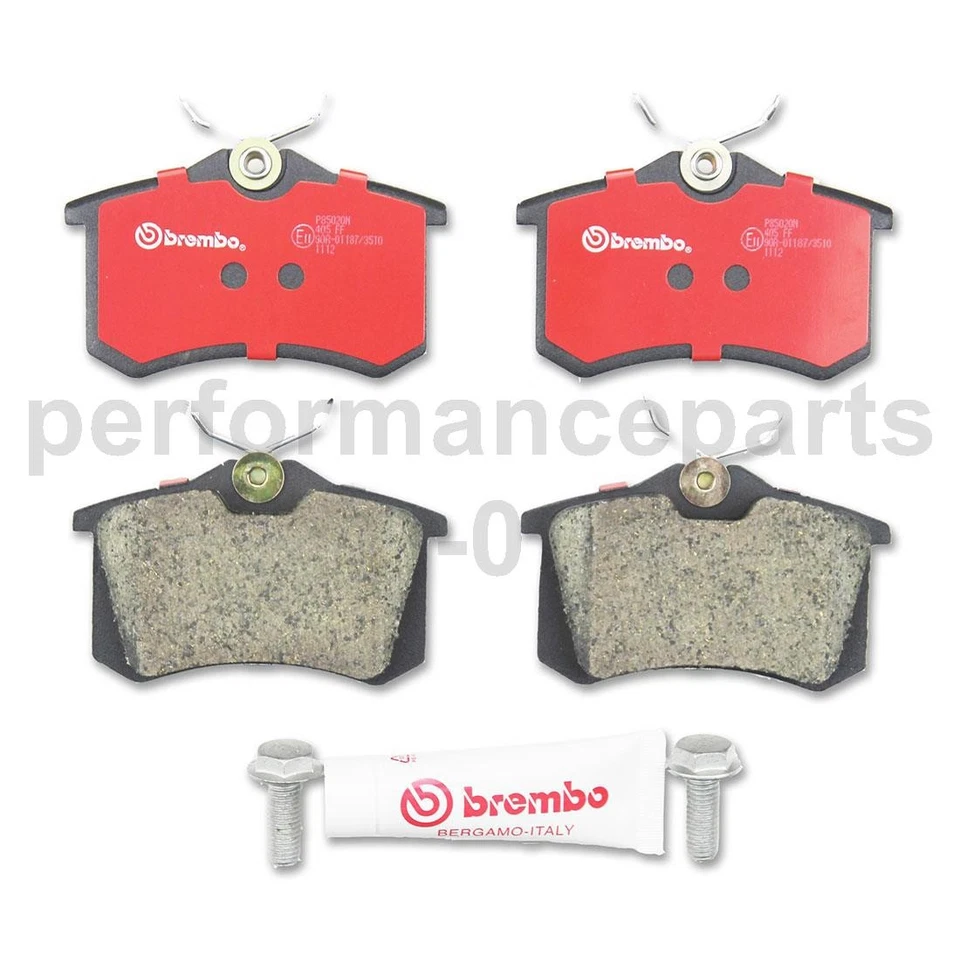 Brembo Front Rear Disc Brake Pad Set fits 1999-1999 Audi A4 Quattro - Image 2 of 4