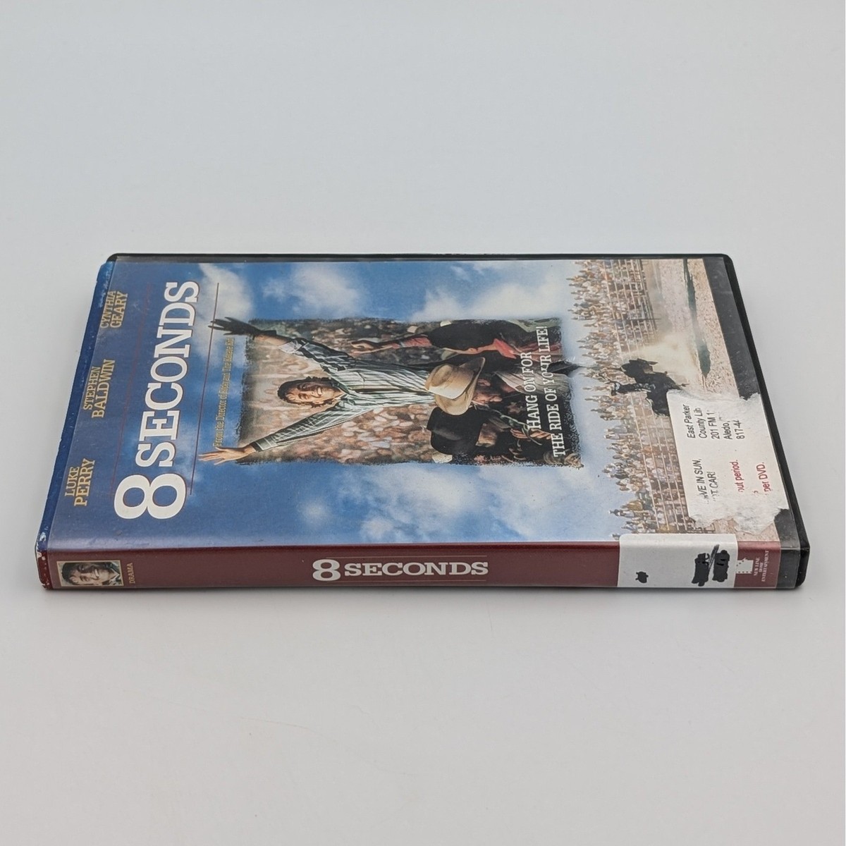 8 Seconds DVD Luke Perry Lane Frost Rodeo Bull Riding Western