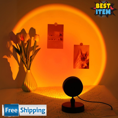 Sunset Lamp LED Spotlight Lamp Projector Mini Creative Projection Ambient Light