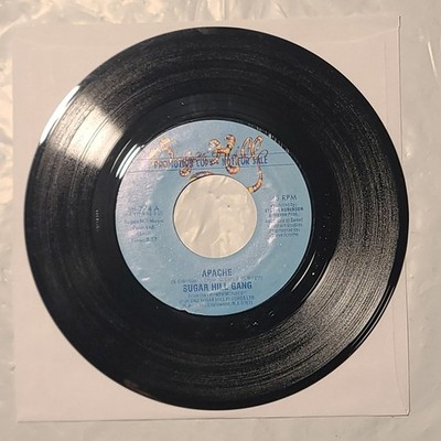 Sugarhill Gang ~ Apache/ Apache ~ Sugar Hill Promo VG+ 45 RPM Record