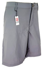 CHAPS By RALPH LAUREN Mens Grey EVENING SHORTS Nylon Stretch - Waist 42" - £59
