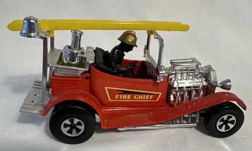 Matchbox SpeedKings K50-53 Fire Chief 1974 Lesney Vintage Toy Car Hot Rod Red