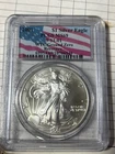 2001 WTC Ground Zero American Silver Eagle Recovery Coin PCGS MS 69 Rare Graded!