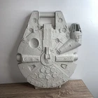 Vintage Star Wars Millennium Falcon Action Figure Storage Carry Case  17”