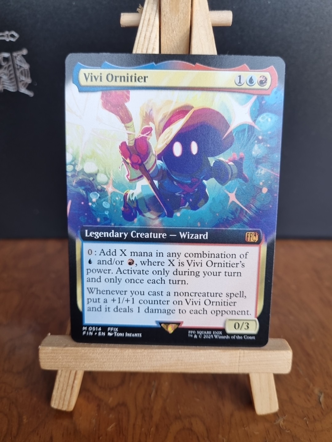 Final Fantasy MTG - Vivi Ornitier Extended Art Borderless #514 ENG