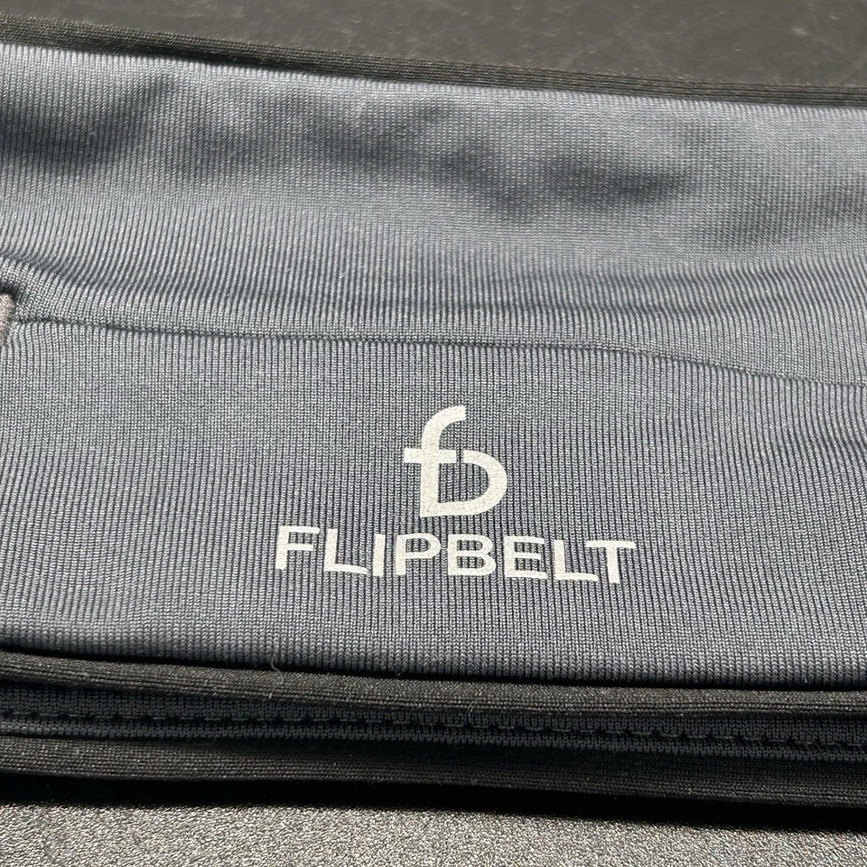 Cinturón Abatible Gris Pequeño 27" Pullover Bolsillos Gancho Elastizado Correr Foto 2 de 4