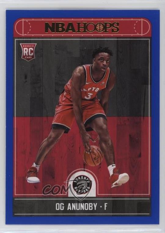 2017-18 Panini NBA Hoops Blue OG Anunoby #273 0d3
