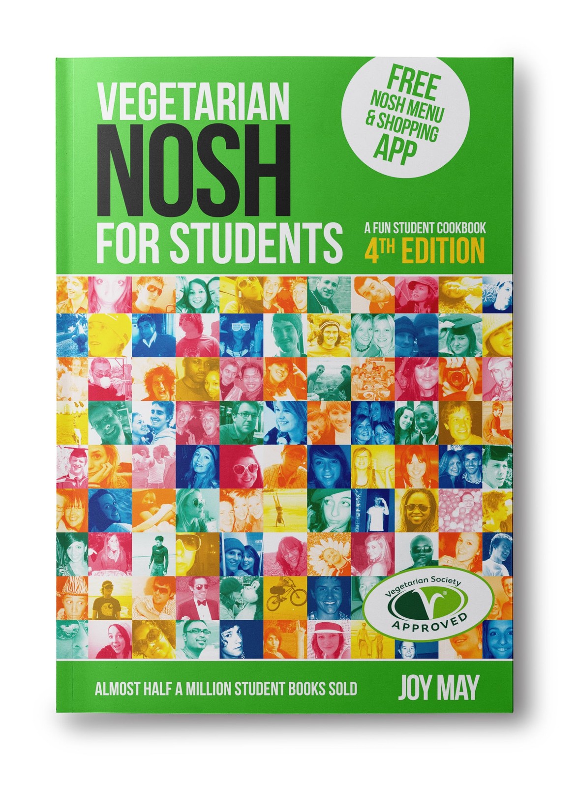 Vegetarian NOSH for Students: a Fun Student Cookbook. REAL Photos with EVERY Re - Image 4