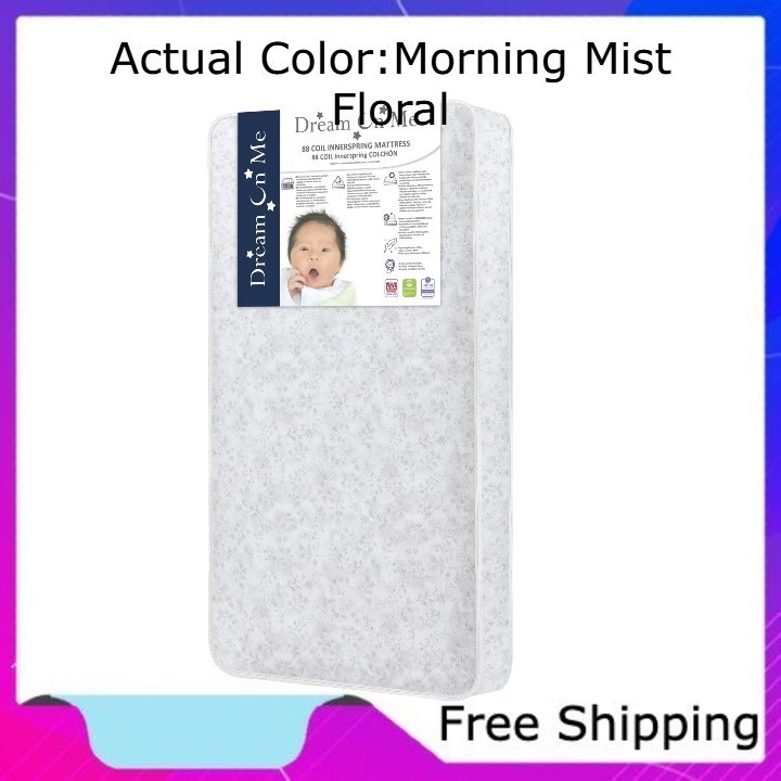 Dream On Me Twinkle 5 Inch Crib & Toddler Mattress with 88 Coil Inner Spring