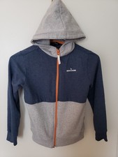 EDDIE BAUER KIDS, Size 7, Boy's Zip-Front Hooded Jacket w Ribbed Cuffs Waist