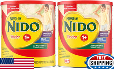 NESTLE NIDO Kinder 1 Powdered Milk Beverage 1.76lb Canister 2-Pack 