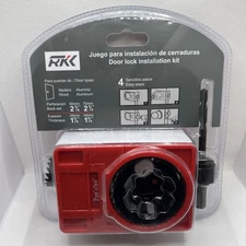 RKK DOOR LOCK INSTALLATION KIT Durable Pro Quality 2-3/8" Back Set 1-3/8" Thick