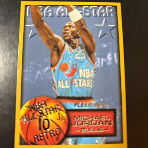 Michael Jordan 1996-97 Fleer NBA All-Star Retro #282 Bulls NM-MT Insert