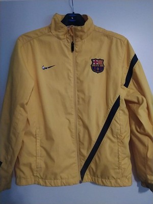 Nike FC Barcelona Gelbe Trainings Jacke Weste 152-158/ 11-13 Jahre Kinder
