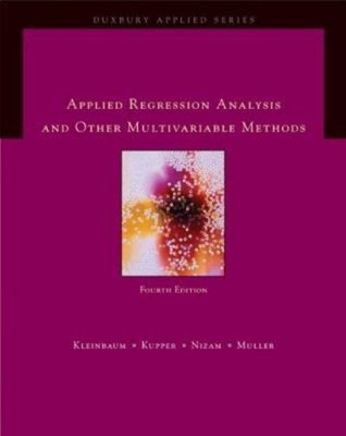 Angewandte Regressionsanalyse Und Andere Multivariable Methoden Hardcover