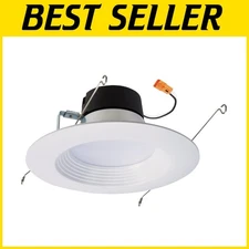 6-Pack Dimmable Recessed LED Can Lights - Energy Star Approved for Home Upgrades