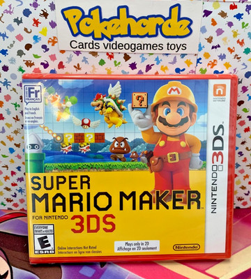 Super Mario Maker (3DS, 2016) Brand New/ Factory Sealed Nintendo 3DS