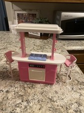 Barbie Vintage 90's Kitchen Doll with Large Accessories