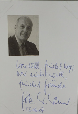 Autogramm deutscher Unternehmer Prof. Götz Werner (122463)