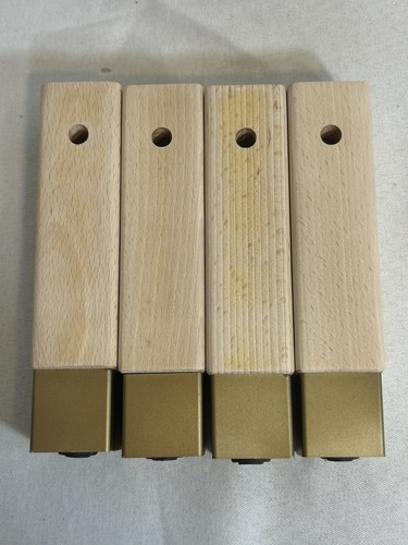 (4) Gambe per mobili in legno 8" - Foto 4 di 9