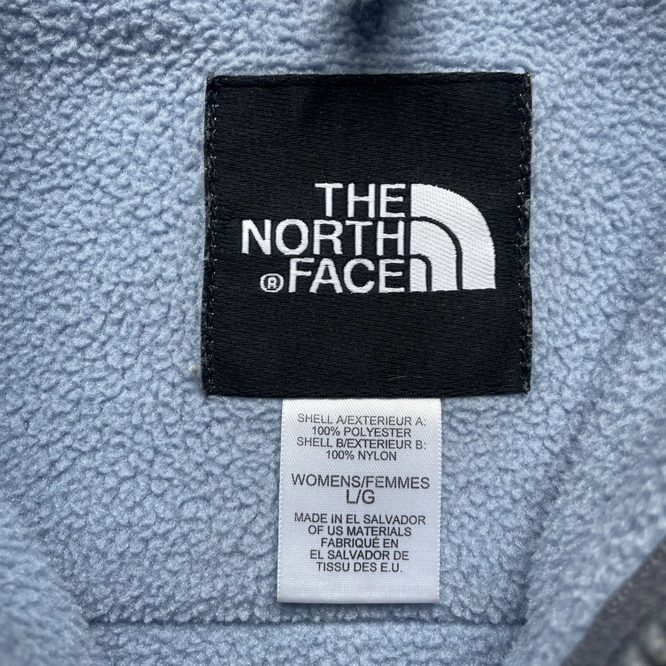 The North Face Denali polar azul y gris grande para mujer Foto 4 de 4