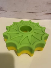 Fat Brain Toys - SpinAgain 4” Spinning Stacker Toy Replacement Part Green/yellow