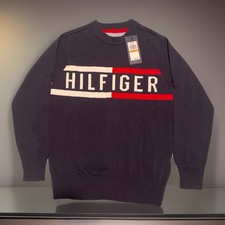 Tommy Hilfiger Kids Pullover Sz S 8/10 Navy B. Longseeve Youth NWT MSRP 54.50