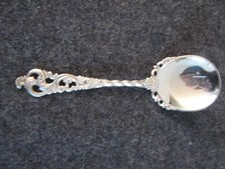 Brodrene Lohne Dobbel Rokokko Bon Bon or Nut Spoon 830S 