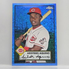 Aristides Aquino  2021 Topps Chrome Platinum - Blue Mini-Diamonds /199 #162 Reds
