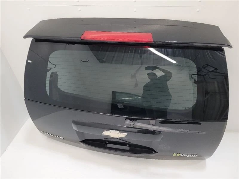 2008-2013 CHEVROLET TAHOE Trunk Hatch Tailgate Aluminum Hybrid Black  - Image 2 of 4
