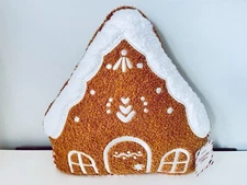 Target Bullseye Playground Christmas 2025 Gingerbread House Pillow 14"