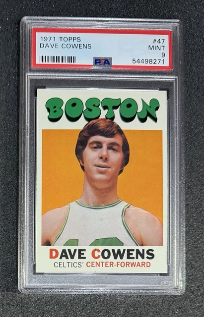 1971 Topps - #47 Dave Cowens - PSA 9